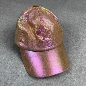 Disney Earidescent Iridescent Pink Hat New OSFM Adjustable